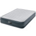 Двуспальная надувная кровать для дома матрас Intex Comfort-Plush со встроенным электронасосом Серая 152х203х32 см (IP-167910)