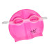 Детский набор для плавания Bambi шапочка и очки M 22 х 19 см Розовый (25718 розовый)