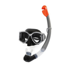 Набор для плавания подростковый Bestway маска с трубкой размер XXL Черный (IP-172099)