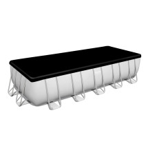 Защитный тент-чехол для каркасного бассейна IntexPool Pool Covers ПВХ 640х274 см Черный (IP-173465)