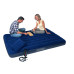 Двухместный надувной матрас для дома и кемпинга Intex с насосом и подушками ПВХ 183х203х25 см (IP-171315)