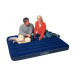 Матрас надувной полуторный с насосом и подушками Intex Classic Downy Синий 137x191x25 см (IP-171692)