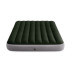 Полуторный надувной матрас для дома Intex Standart с ножным насосом ПВХ Зеленый 137x191x25 см (IP-171870)