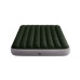 Матрас надувной полуторный для дома Intex с наматрасником-чехлом двумя подушками и насосом Зеленый (IP-173393)