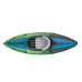 Одноместная надувная байдарка каяк с веслами и насосом Intex Challenger K1 Plus Зеленая 274х76 см (IP-167418)