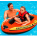 Детская одноместная надувная гребная лодка Intex Explorer Pro 50 Pus Оранжевая 137х85 см (IP-167403)