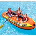 Полутораместная надувная гребная лодка Intex Explorer Pro 300 Set Plus с веслами и насосом Оранжевая 244х117 см (IP-167409)