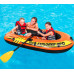 Полутораместная надувная гребная лодка Intex Explorer 200 Set Plus с насосом и весами Оранжевая 196х102 см (IP-167408)