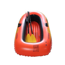 Полутораместная надувная гребная лодка Intex Explorer 200 Set Plus с насосом и весами Оранжевая 185х94 см (IP-167402)