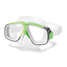 Детская маска для плавания и снорклинга Intex L Силикон Зеленый (IP-171929)