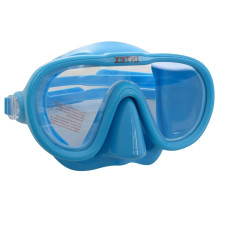 Детская маска для плавания и снорклинга Intex L Силикон Голубой (IP-171709)