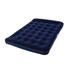 Полуторный надувной матрас Bestway с насосом наматрасником и двумя подушками 191х137х28 см Синий (IP-173381)