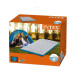 Полуторный надувной матрас Intex Camping Mats с подушками насосом 193х127х24 см Серый (IP-172793)