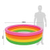 Детский надувной бассейн Intex Радуга» 770 л 168х46 см винил Разноцветный (IP-167526)
