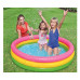 Детский надувной бассейн Intex Радуга» 56 л 86х25 см винил с шариками Разноцветный (IP-169466)