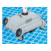 Подводный робот пылесос для бассейнов Intex  вакуумный для очистки дна мощность 6 028 л/ч Серый (IP-166649)