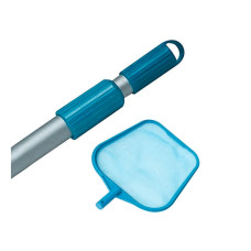 Набор сачок Intex с телескопической ручкой для очистки бассейна диаметр 26.2 мм Разноцветный (IP-168118)