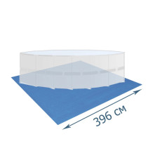 Подложка подстилка для бассейна Bestway 396х396 см Синий (IP-167218)
