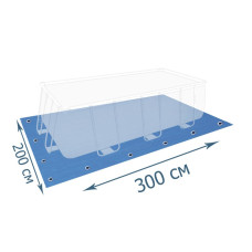 Подстилка для бассейна X-Treme 300х200 см Тарпаулин Синий (IP-167222)
