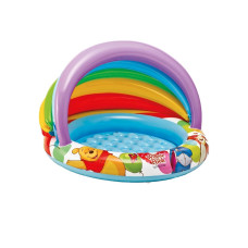 Детский надувной бассейн Intex Винни Пух c навесом 45 л 102х69 см Разноцветный (IP-167550)