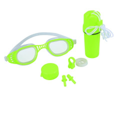Набор 3 в 1 для плавания Bestway пляжный очки беруши клипса для носа размер М Зеленый (IP-169513)