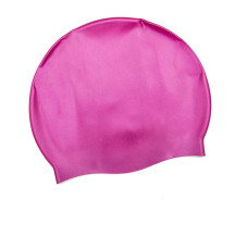 Шапочка для плавания Bestway универсальная размер XL Силикон Розовый (IP-168092)