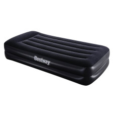 Односпальная надувная кровать Bestway со встроенным электронасосом и подушкой 97х191х46 см Черная (IP-172842)