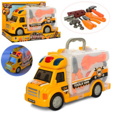 Автобус с набором игрушечных инструментов Bushnell со световыми и звуковыми эффектами (TB-661-174-1)