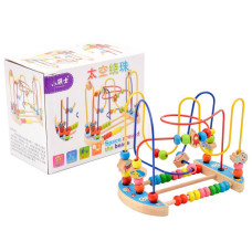 Деревянная игра MB Baby "Лабиринт" развивающая игрушка для малышей Разноцветный (TB-SL-413-34)