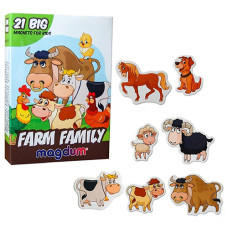 Набор магнитов для детей Magdum ML4031-21 EN Ферма семейки, 21 шт. (ML4031-21 EN-RT)