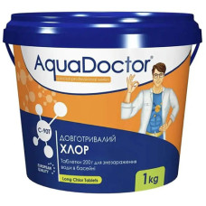 Хлор в таблетках AquaDoctor C90T-1, для бассейна, медленный, 1 кг (C90T-1-INT) Хлор в таблетках AquaDoctor C90T-1, для бассейна, медленный, 1 кг (C90T-1-INT)
