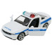 Полицейская машина игрушка АвтоПром 4372, инерционная, 11 см (4372 White-RT)
