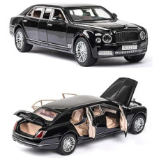 Коллекционная машинка на батарейках АВТОПРОМ 7694 Bentley Mulsanne Черный, 21.5 см (7694 Black-RT)