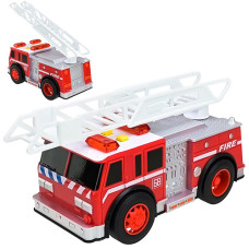 Пожарная машина игрушка АвтоПром 7992, со светом и звуком, 19 см (7992-RT) Пожарная машина игрушка АвтоПром 7992, со светом и звуком, 19 см (7992-RT)