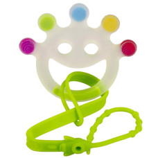 Силиконовый прорезыватель для зубов Baby Team 4095 с держателем (4095-RT)