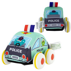 Мягкая игрушка машинка Baby Teav 8420 Полиция, инерционная (8420_поліція-RT)