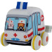 Мягкая игрушка машинка Baby Teav 8420 Скорая помощь, инерционная (8420_швидка допомога-RT)