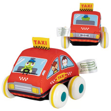 Мягкая игрушка машинка Baby Teav 8420 Такси, инерционная (8420_таксі-RT)
