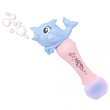 Игрушка мыльные пузыри на батарейках Bambi 001-7 B Дельфин со звуком и светом, Синий (001-7 Blue-RT)