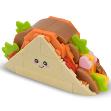 Игрушка конструктор для детей Bambi 1024A-3, Western fast food: Sandwich, 91 деталь (1024A-3-RT)