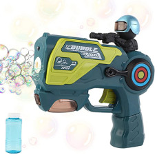 Пистолет для мыльных пузырей Bambi 134-64A, Bubble Gun на батарейках со светом и музыкой (134-64A-RT)