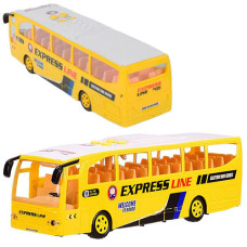 Большой игрушечный автобус Bambi 1578 Y музыкальный Желтый (1578 Yellow-RT)