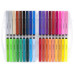 Набор фломастеров 36 штук Bambi 204-36 B Water color pen в пластиковом боксе, Синий (204-36 Blue-RT)
