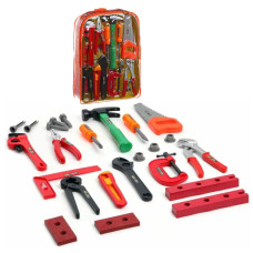 Детский набор инструментов Bambi 2084I T в рюкзаке на 24 предмета (2084I-RT)