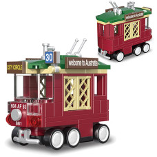 Машина конструктор игрушка Bambi 22024, Mini Racing, Троллейбус на 102 детали (22024-RT)
