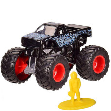 Монстр трак игрушка Bambi 3013A, с фигуркой человека, 10 см (3013A-1 Black-RT)