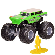 Монстр трак игрушка Bambi 3014A, с фигуркой человека, 10 см (3014A-2 Green-RT)