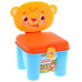 Пластиковый конструктор в стульчике Bambi 3166A-1, Мишка на 46 деталей (3166A-1-RT)