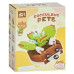 Конструктор суккуленты Bambi 33036-3, Цветы в вазе, 120 деталей (33036-3-RT)