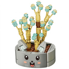 Конструктор суккуленты Bambi 33036-4, Цветы в вазе, 119 деталей (33036-4-RT)